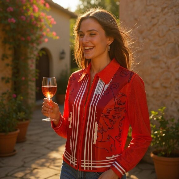 New Hermes Womens Constellation Cardigan Silk Twill & Silk Tricotage EU Size 42 - Picture 1 of 14